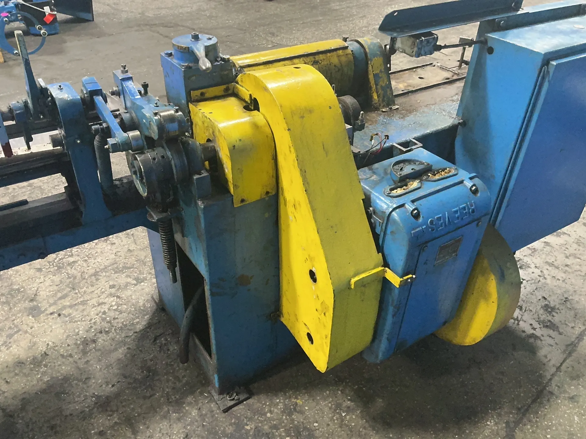 .25" G. C. Patterson Machine, wire cutter, counter, power switch, Dongan transformer - Image 3