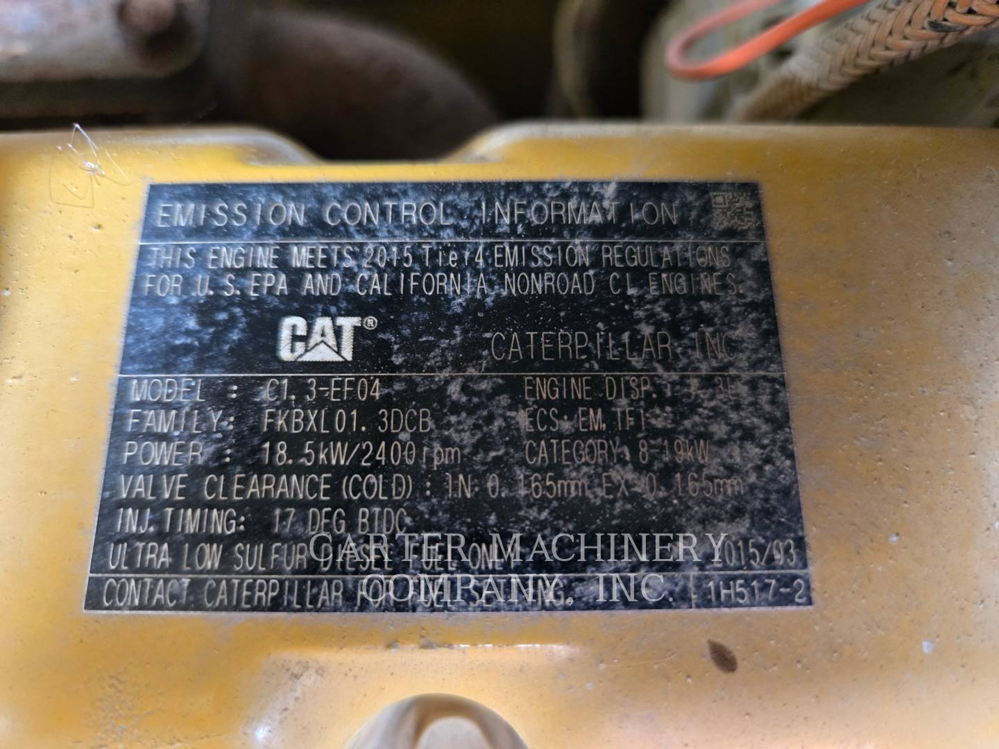 Caterpillar 303ECR, 993 hours, S/N: HHM01115, 2015 - Image 8