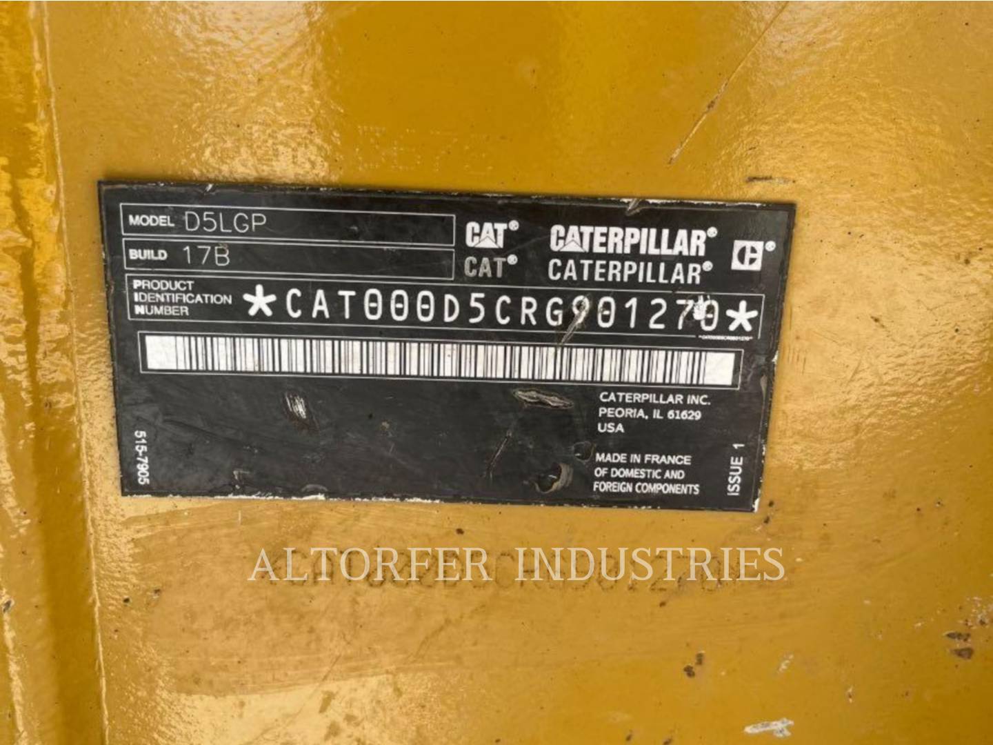Caterpillar D5-17LGP3D, 2832 hours, S/N: RG901270, 2022 - Image 6