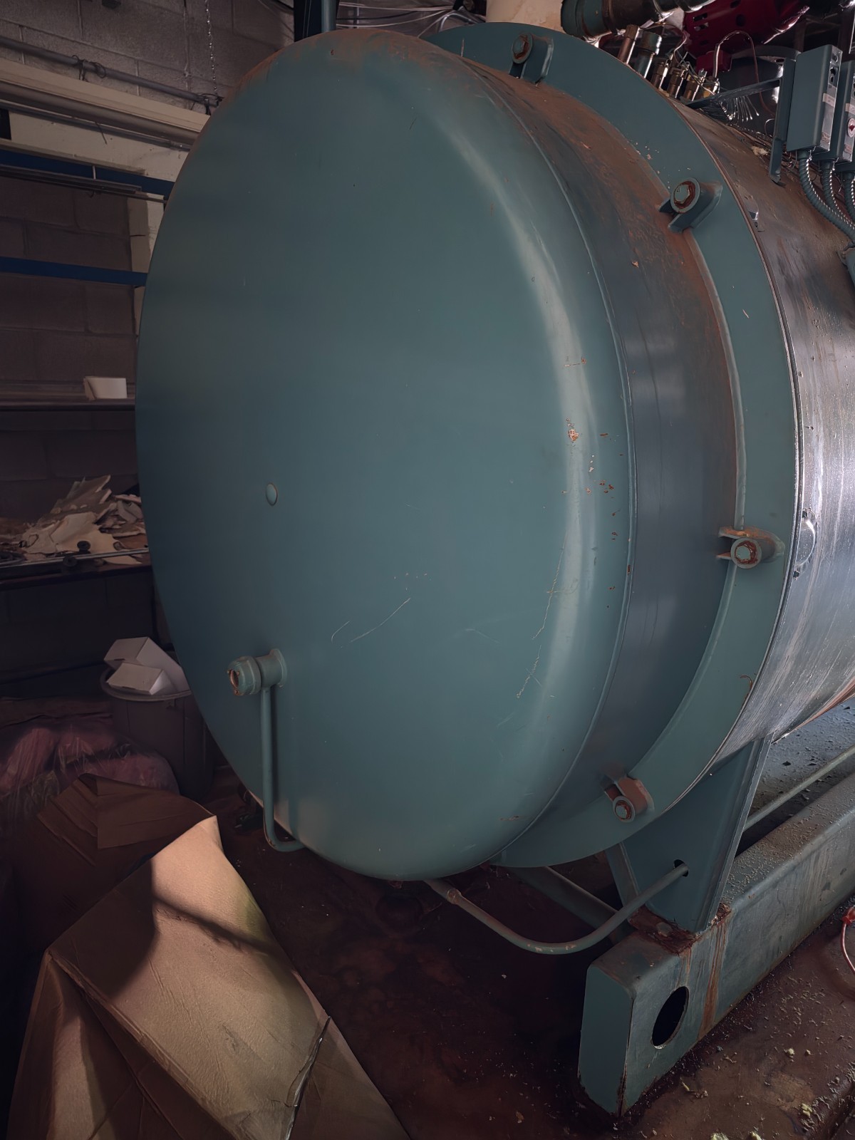 150 HP Cleaver-Brooks #CB-700-150-30, Hot Water Boiler, 30 psi, 6,276,000 BTU/HR, natural gas, 5 HP blower - Image 5