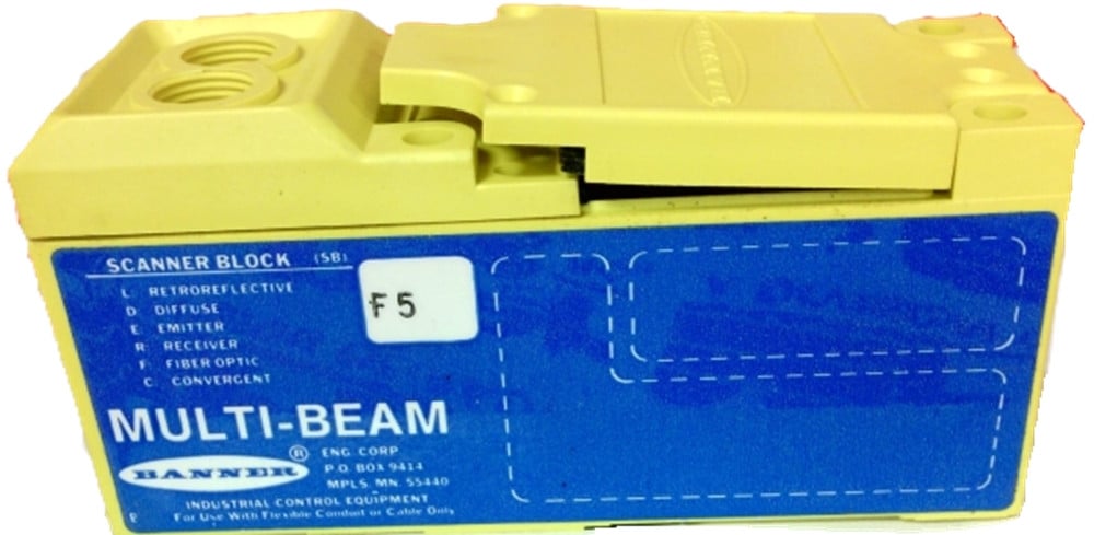 Banner SBF5 19249 MULTI-BEAM Scanner Block, NEW - Image 1