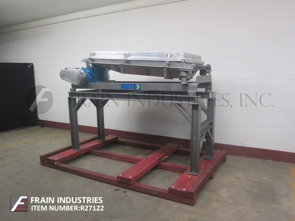 27" x 65" Rotex #201AALSS, Stainless Steel, single deck vibratory sifter, sanitary sifting chamber, 2 HP - Image 1