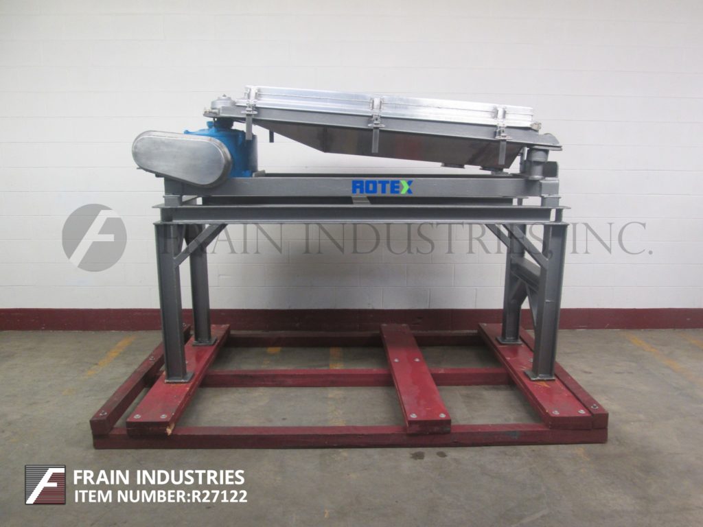 27" x 65" Rotex #201AALSS, Stainless Steel, single deck vibratory sifter, sanitary sifting chamber, 2 HP - Image 4