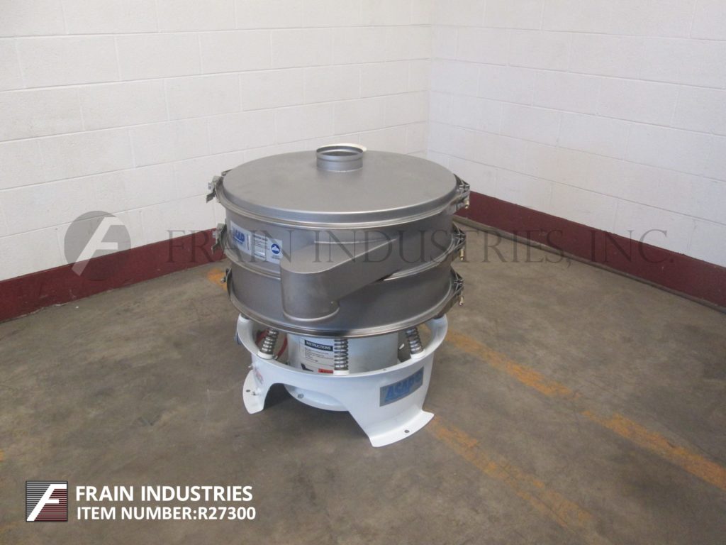 30" Sweco #MX30S66LKWC, single separation vibratory sifter, 6" diameter discharge port, top cover - Image 5