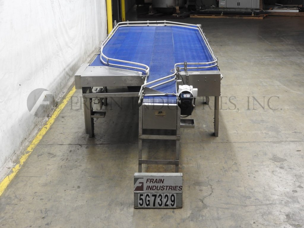 75" W x 250" L Automated Production Systems, Stainless Steel frame, 5-belt accumulation table, adjustable - Image 3