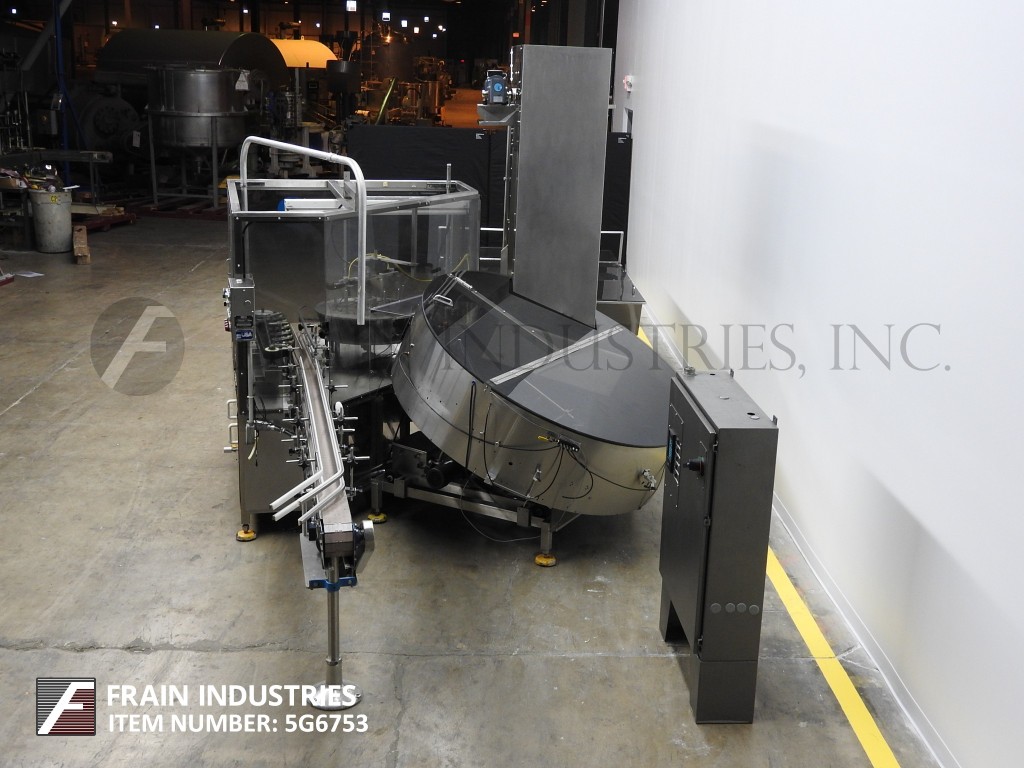 Omega Design #6D-RVP-11, automatic, floor level, rotary, vacuum pocket, bulk bottle unscrambler & orientator - Image 3
