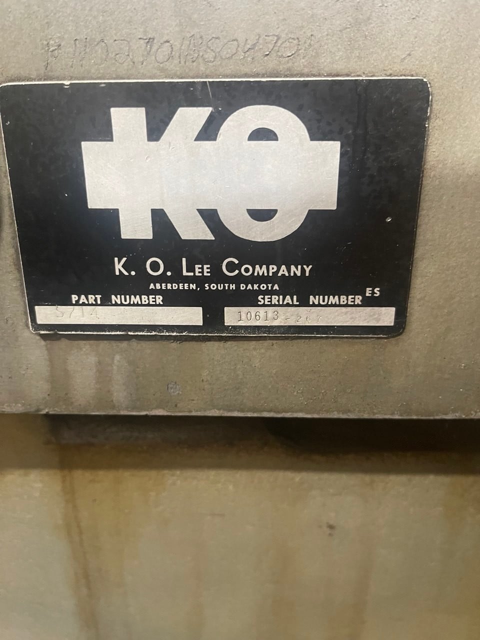 6" x 12" K.O. Lee #S714, Manual Surface Grinder, 7" x 14" Table Travel, Magnetic Chuck, 1 HP, 220/440 V - Image 5