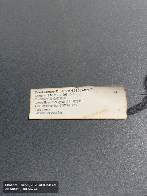 400 Amp. Kohler, Automatic Transfer Switch, 480/277 Volts, 3-pole, open transition, Decision-Maker MPAC 1500 - Image 4