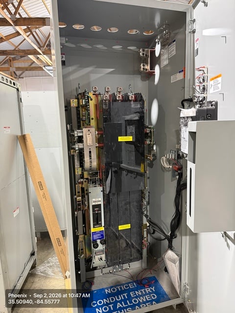 600 Amp. Kohler #KGS-DMTA-0600S, Automatic Transfer Switch, 480 Volts, 3-pole, 4-wire, open transition - Image 3