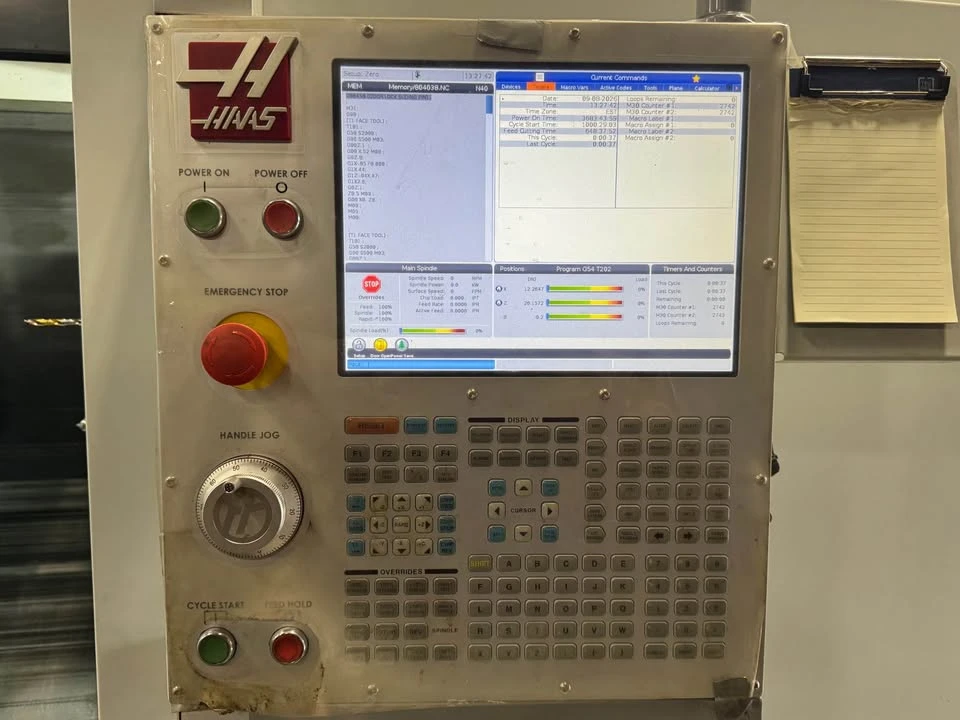 Haas #ST-25, CNC Lathe, 31.7" swing, 22.5" machining length, 15.5" turning diameter, 10" chuck, 3" bar, 30 - Image 8
