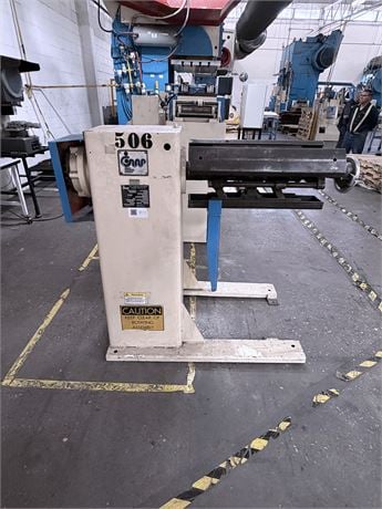150 Ton, Johnson #G21507236, double crank gap frame press, 72" x36" bed, air clutch & brake, powered slide - Image 5