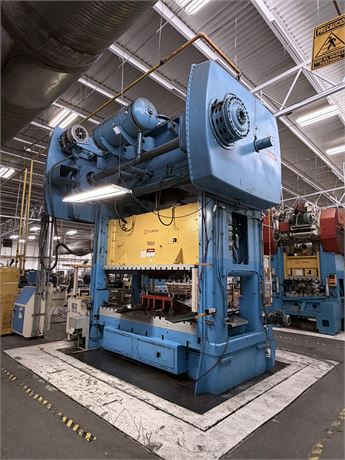 440 Ton, Niagara #SC2-400-120-60, straight side double crank press, 12" stroke, 40" Shut Height, 14" adj., 50 - Image 4