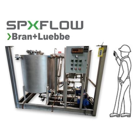 Bran & Luebbe #VE-PE-31, additive injection system, (2) metering pumps, 150 gallon 316 Stainless Steel tank - Image 1