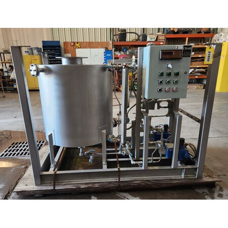 Bran & Luebbe #VE-PE-31, additive injection system, (2) metering pumps, 150 gallon 316 Stainless Steel tank - Image 3