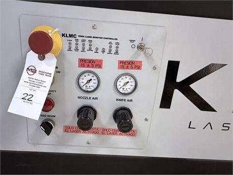 Kern #ECO-100, CNC CO2 laser, 150 watt, 52" x 100" work area, KT150 source, flying optics, 3" clearance - Image 10