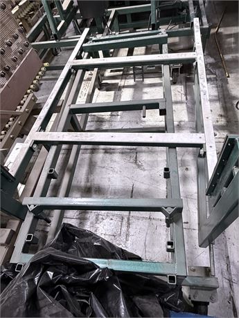 Hilditch Enterprises, adjustable free fall glass handling structure, fabricated steel frame, adjustable - Image 2
