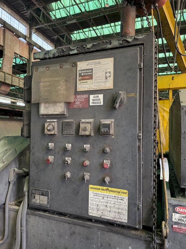 Proceco #RNW-1X4X16-30-S, crankshaft parts washer, 48" x 192" - Image 8