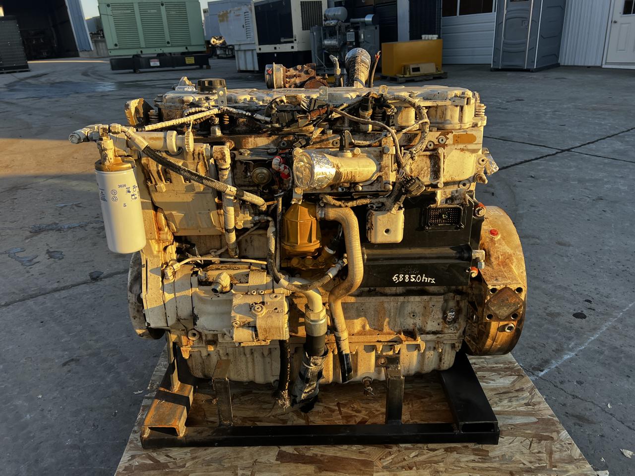 225 HP Caterpillar #C7, industrial diesel engine, sound attenuated enclosure 3, 6885 hours, 2008 - Image 1