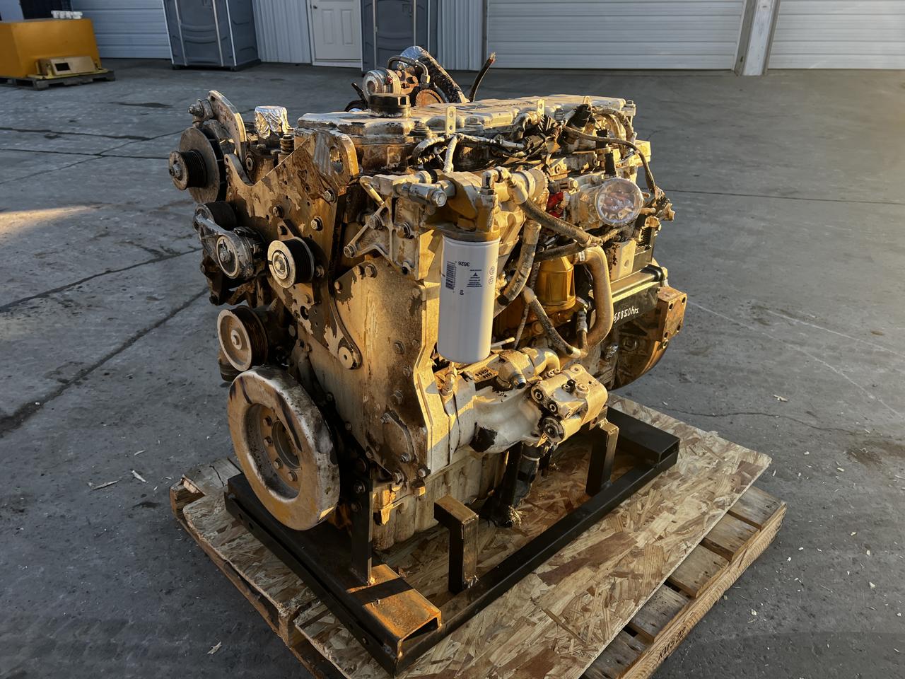 225 HP Caterpillar #C7, industrial diesel engine, sound attenuated enclosure 3, 6885 hours, 2008 - Image 2