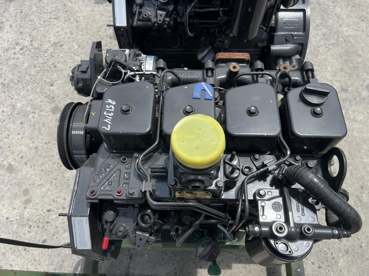 80 HP Cummins #4B-4.5-Mechanical, industrial diesel engine, mechanical fuel system, 11-1/2" flywheel, 2008 (3 - Image 8