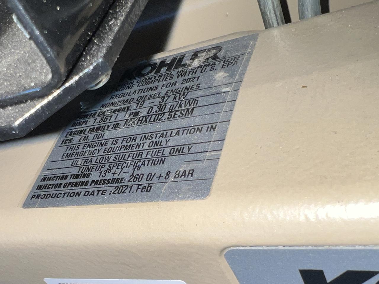 15 KW Kohler #15REOZK, diesel generator set, 120/240 Volts, 1-phase, sound attenuated enclosure, EPA Tier 3 - Image 7