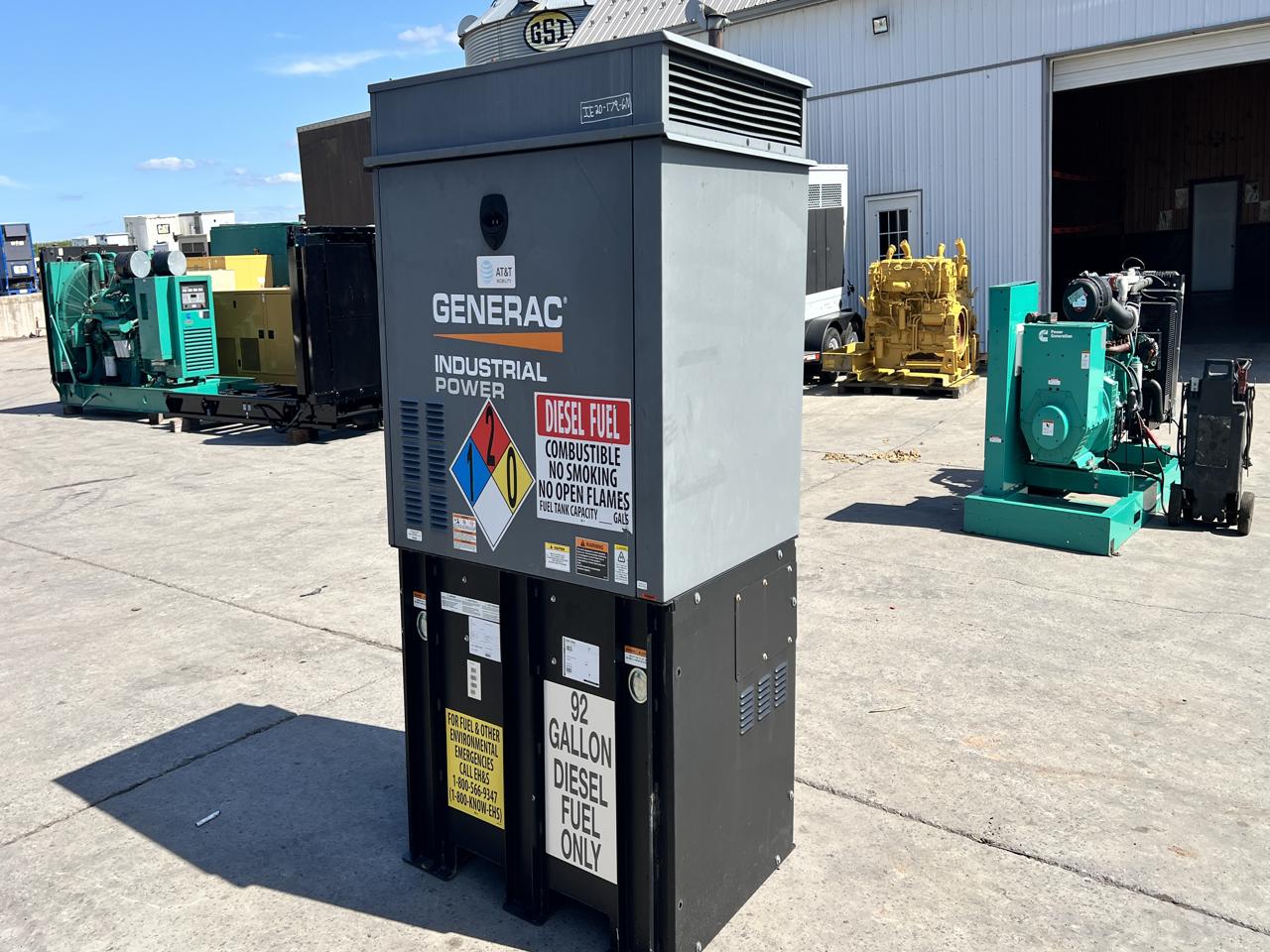 20 KW Generac #G0070980, diesel generator set, 120/240 Volts, 1-phase, Mitsubishi ECP28-2L4 engine, sound - Image 3