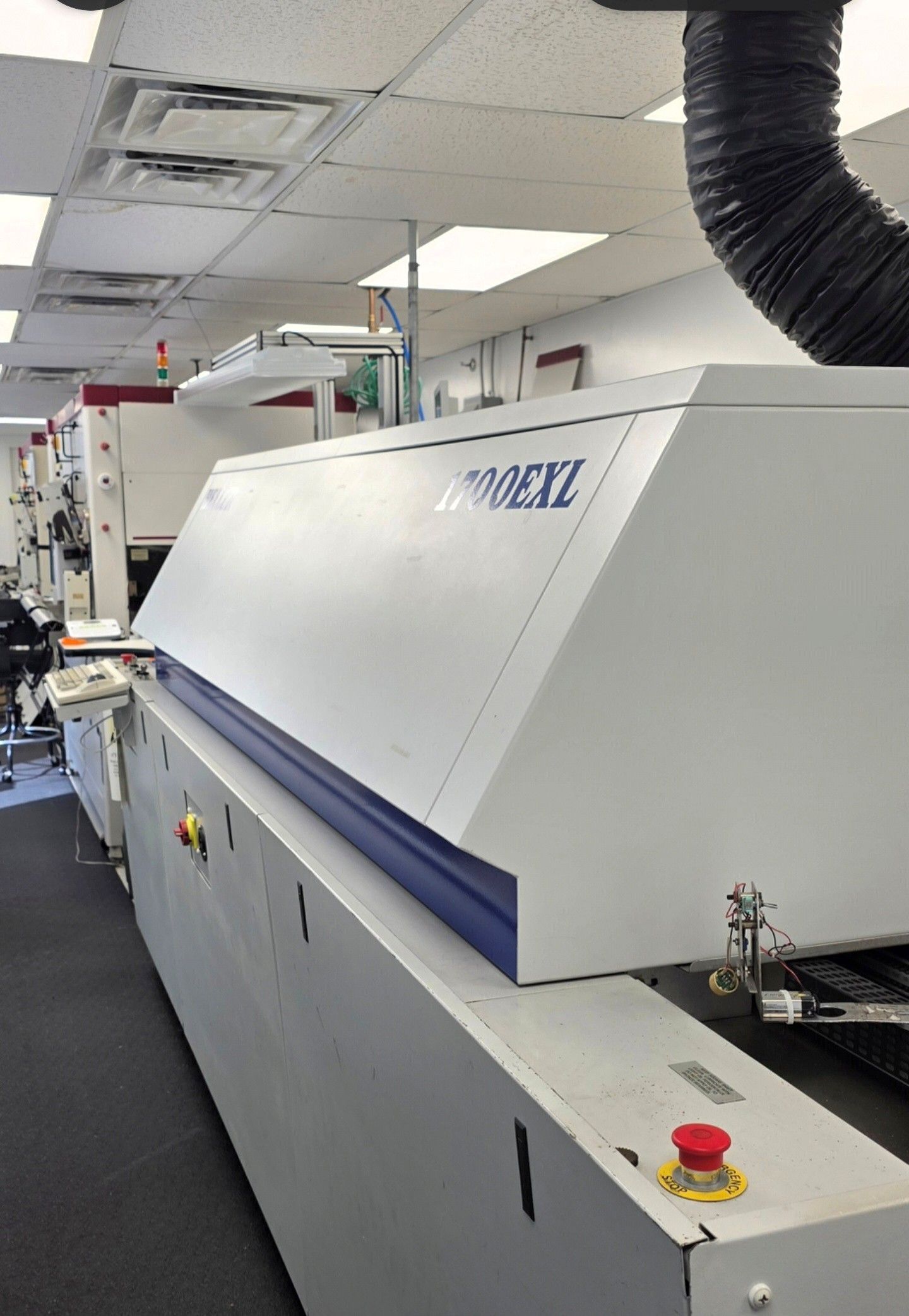 Quad, complete inline SMT production line, #UP100 stencil printer, #IV-C/90 & #QSP-2-Plus pick and place - Image 8