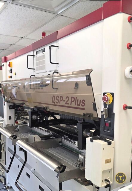 Quad, complete inline SMT production line, #UP100 stencil printer, #IV-C/90 & #QSP-2-Plus pick and place - Image 9