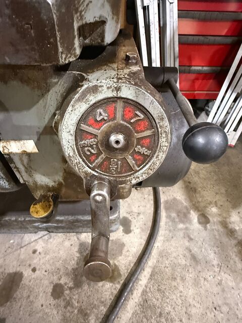 Tree #2UVR, vertical mill, 10.5" x42" table, approx. 25" X, 10" Y, 16" Z, 60-3300 RPM variable speed head - Image 7
