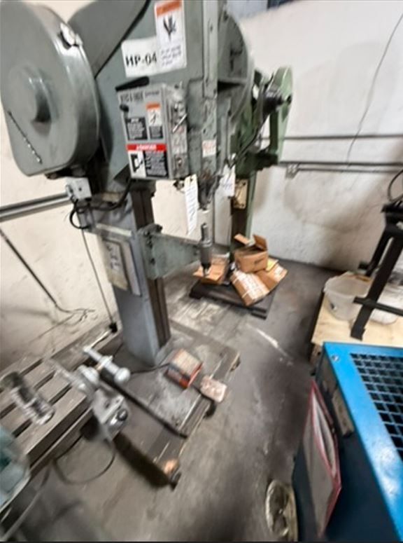 National #1000, pneumatic C-frame riveting press, foot pedal actuation, compact vertical profile - Image 5