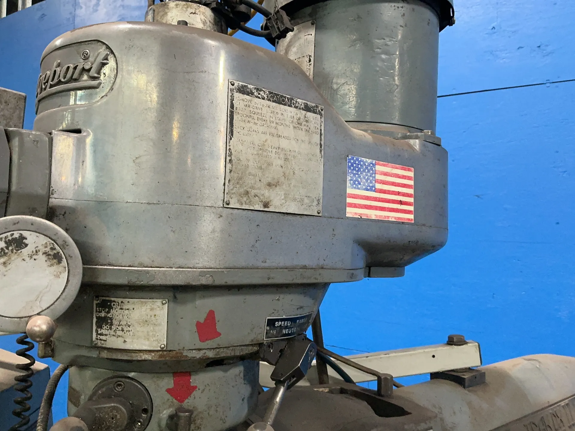Bridgeport, vertical mill, 11" x 58" table, digital read out, 4 Amps, 480 V. - Image 3