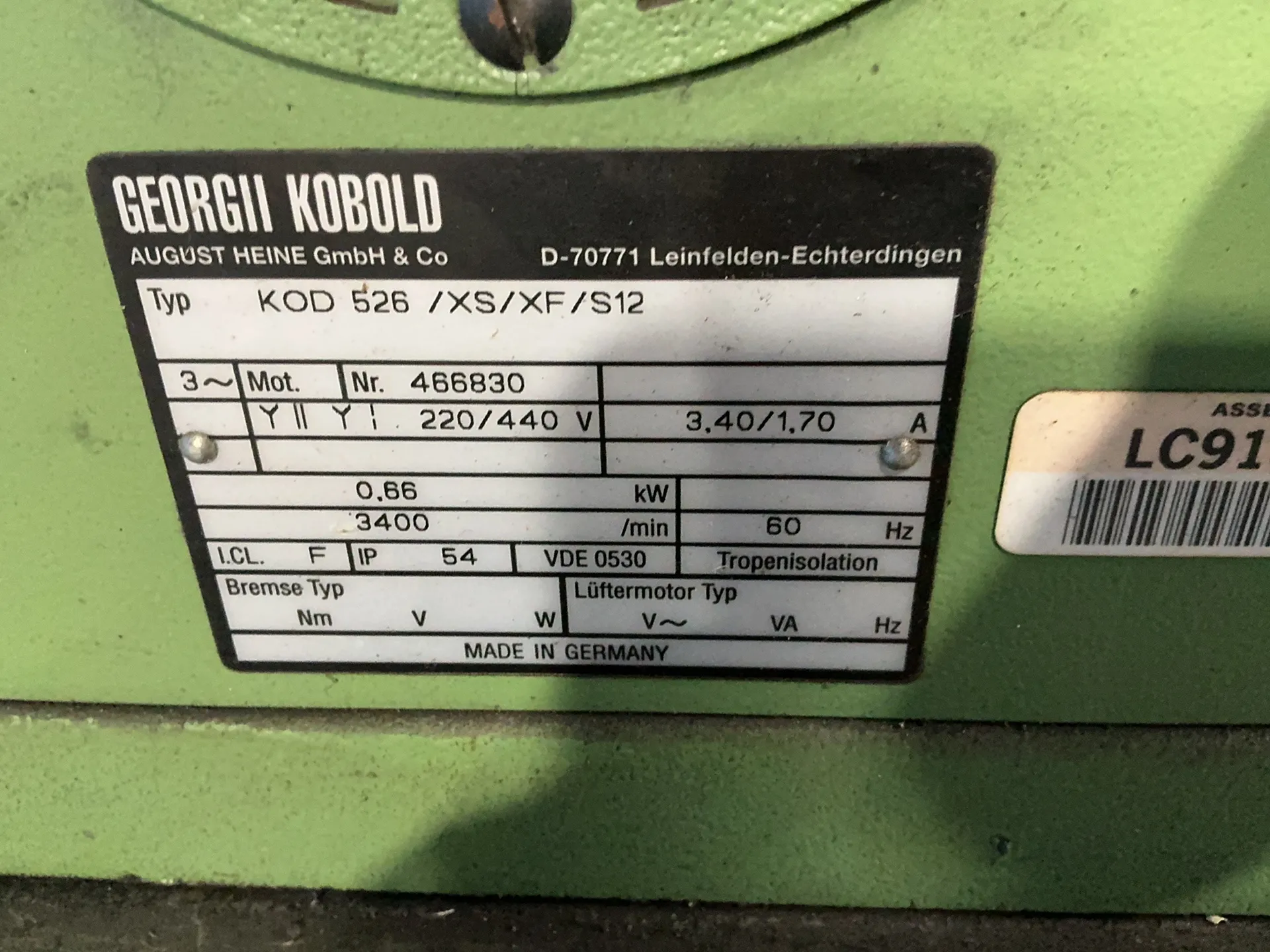 Feinmechanik Michael Deckel #SOE, single-lip tool and cutter grinder cabinet assembly, 0.66 KW, 3400 RPM - Image 5