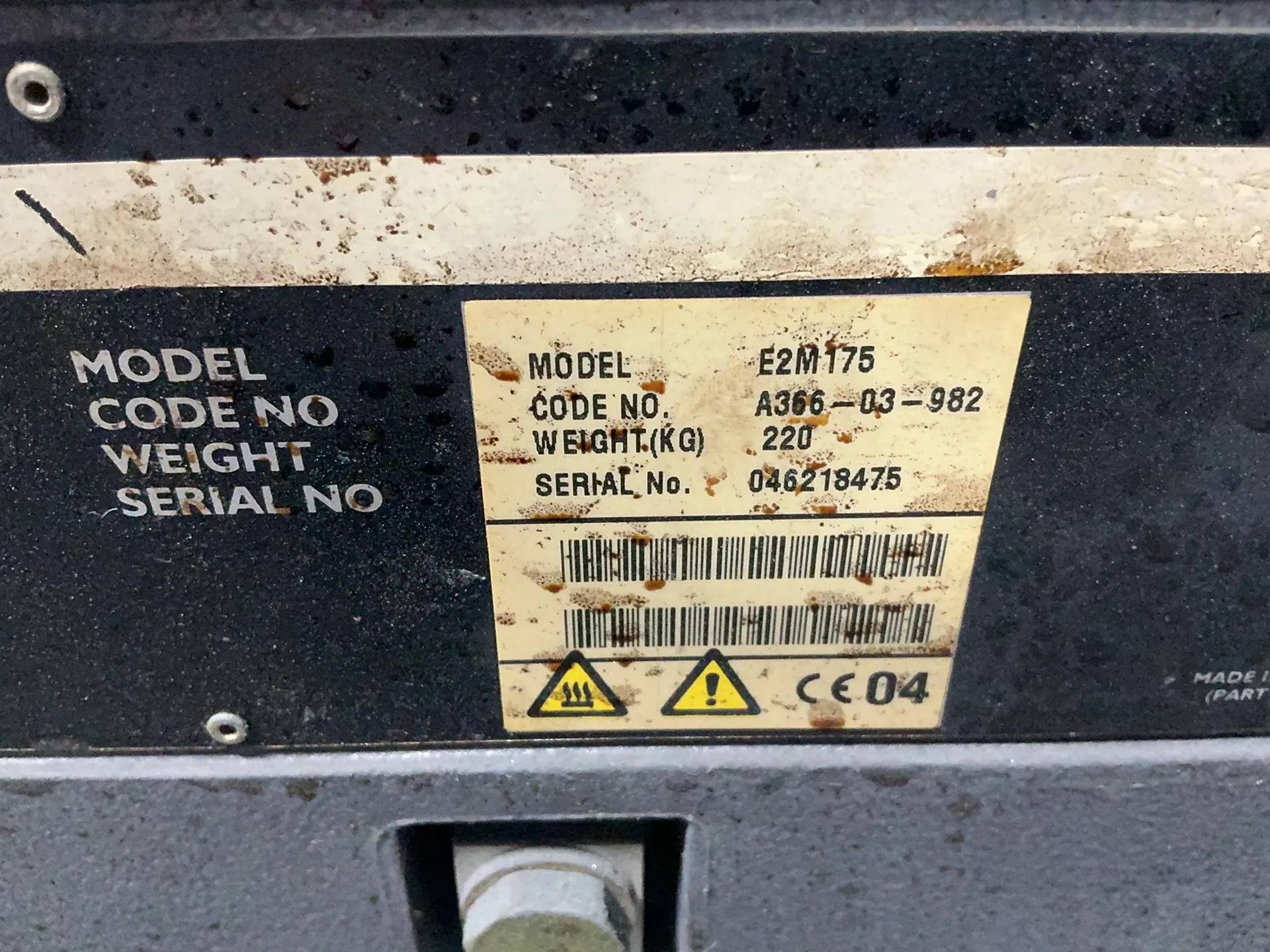 BOC Edwards #E2M175, vacuum pump, 6.5 KW, 1740 RPM, Edwards MF 300 outlet mist filter, 208-230/460 V. (5 - Image 3