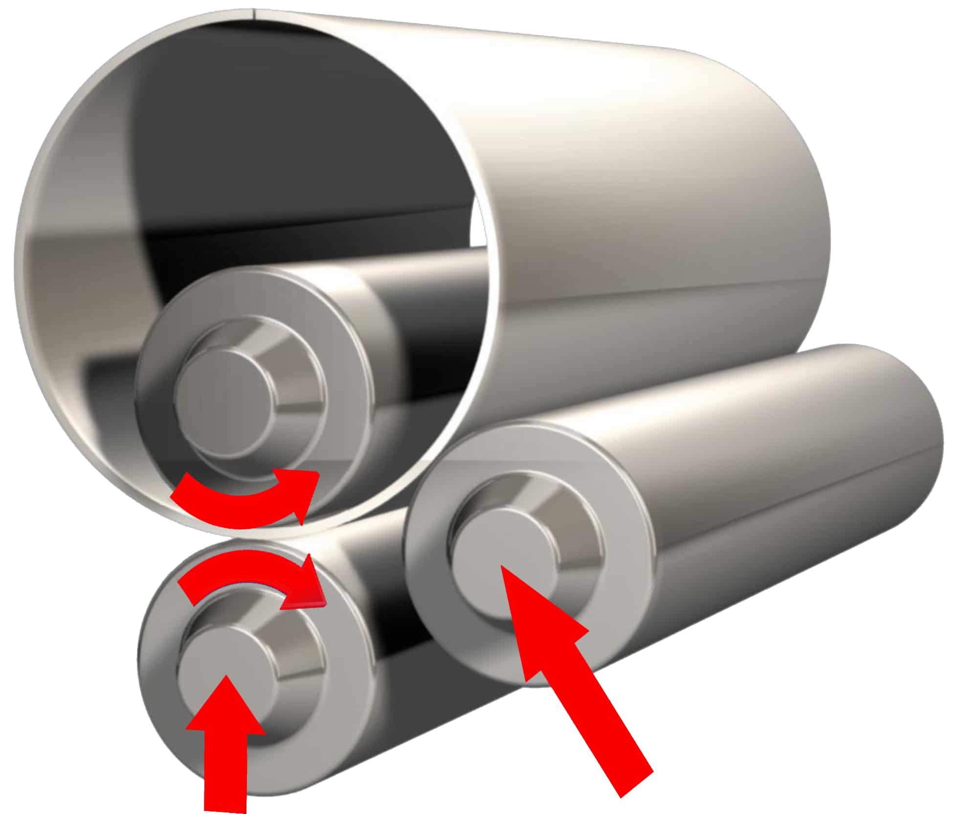 5' 0' x 14 gauge RMT #R-ECO-B-5-354, motorized initial pinch 3 roll plate roll, cast iron frame, magnetic - Image 5
