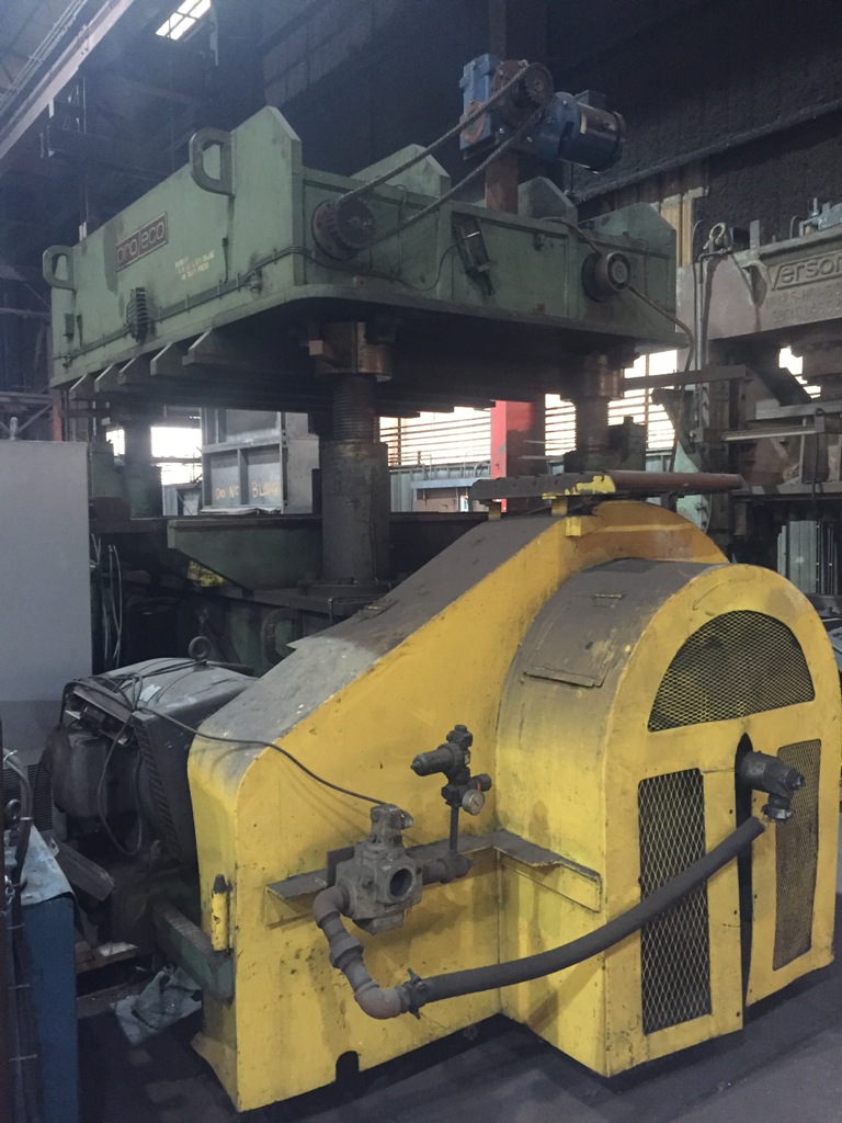 500 Ton, Pro-Eco #MCP-50043676180, 4-post cut off press, 23" die clearance, 100 HP, 1982 - Image 2