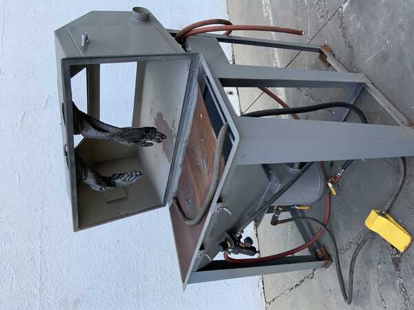 48" x 24" x 23" Econoline #101697WD-A, blast cabinet, direct pressure, 48" x 24" top opening, 17" x 11" side - Image 2