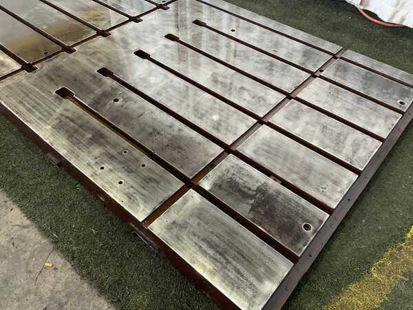 64-1/2" x 104" x 6-1/2", T-slotted plate, (6 available) T-slots - Image 4