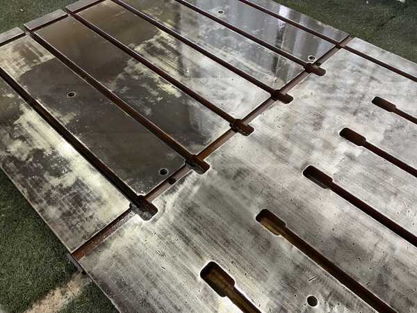 64-1/2" x 104" x 6-1/2", T-slotted plate, (6 available) T-slots - Image 5