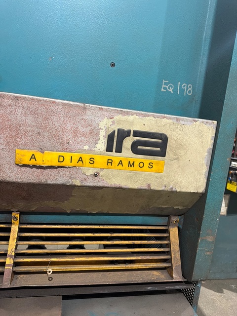 0.8" x 13' 4" Adira #GVX-1340, hydraulic power squaring shear, 493 kN cutting force, 440 V., 60 Hz., 1999 - Image 3