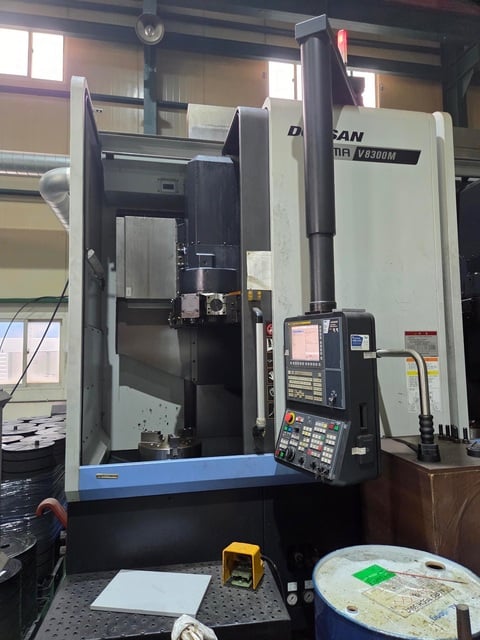24" Daewoo Doosan #Puma-V8300RM, CNC vertical turret lathe w/ milling, 36.2" swing, A2-11, 2000 RPM, 50 HP - Image 1