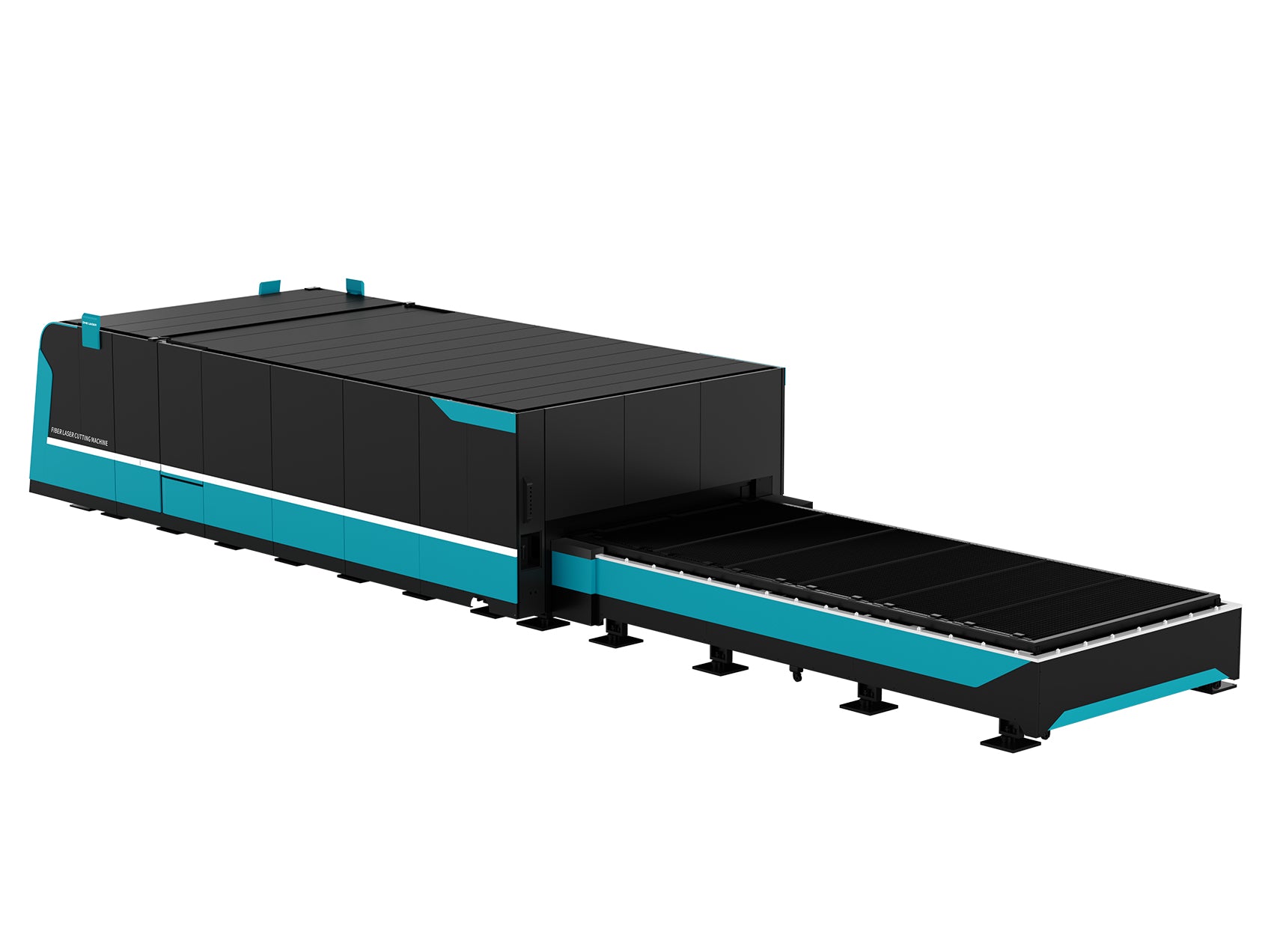 DNE #D-SOAR-1530, CNC fiber laser cutting machine, 6000 watt, 59" x 118" table, Raycus resonator, 1-3/16" - Image 2