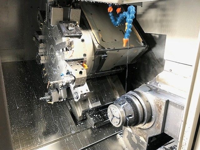 Tsugami #M08SY, CNC lathe, 8" chuck, 2.5" bar, 11" diameter, 14.96" length, 4500 RPM, 14.8 HP, 12 turret - Image 4