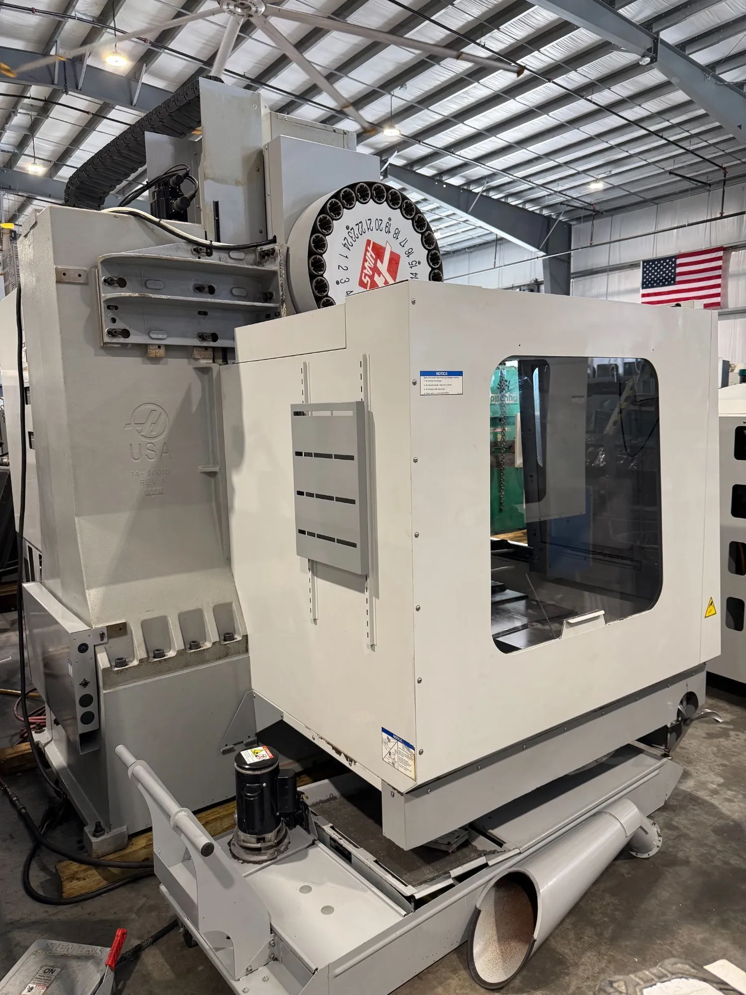 Haas #VF-3BYT, CNC vertical machining center, 24 automatic tool changer, 40" X, 26" Y, 25" Z, 7500 RPM - Image 7