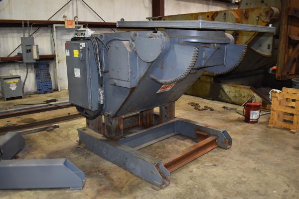 24000 lb. Aronson #HD-240A, welding positioner, 54" square table, powered gear tilt, variable speed rotation - Image 2