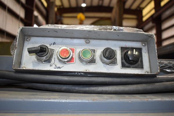 24000 lb. Aronson #HD-240A, welding positioner, 54" square table, powered gear tilt, variable speed rotation - Image 5