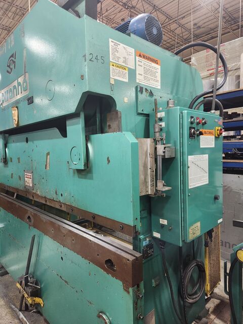 65 Ton, Piranha #6508, Press Brake, 8' overall, 78" between housing, 6" stroke, 15" daylight, 9" shut height - Image 3