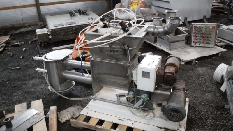 Acrison #402B-12000-225-105Z/101-K/N, Volumetric Screw Feeder, double screws, Stainless Steel, 2 @ 1HP - Image 5
