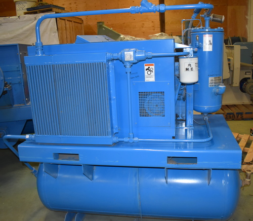 57 cfm, 100 psig, Quincy Northwestern #F15-V, Rotary Screw Air Compressor, 15 HP, 460 V., electrical panel - Image 3
