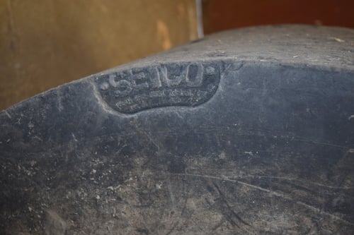 20-3/4" width Setco #R74754, Solid Cushion Tire Wheels, 34" inside diameter, 9-1/2" center hole, fits - Image 3