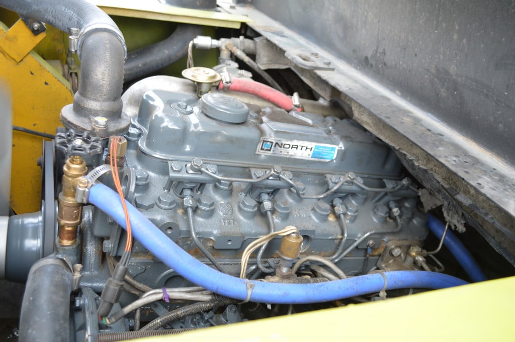 15,000 lb. Clark, Diesel Forklift, triple stage mast, side shift, fork positioners, 8' forks, remanufactured - Image 7